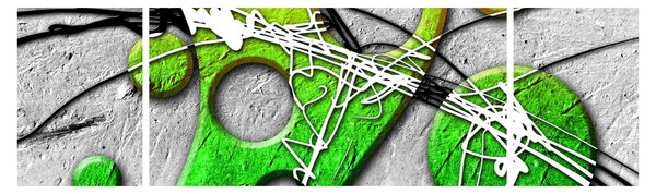 Abstraktní obraz (170x50 cm)