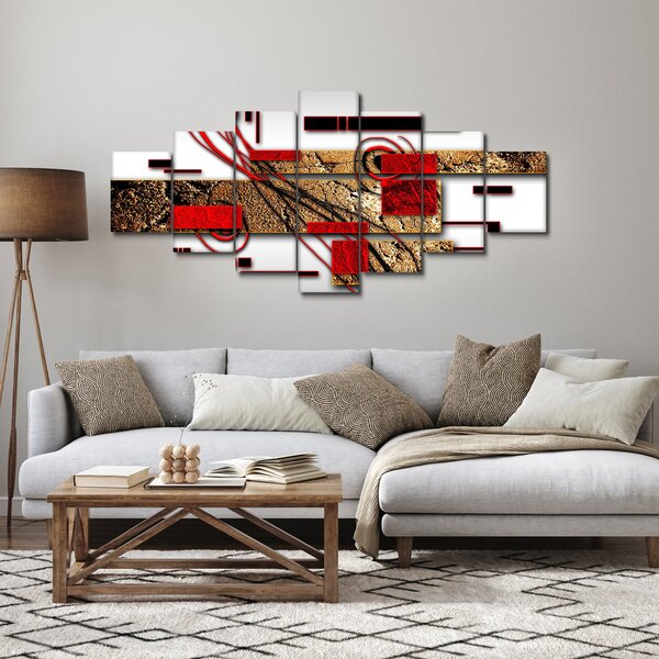 Obraz abstrakce (210x100 cm)
