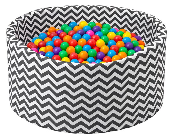 Aga Suchý bazén 90x40 cm s míčky ZigZag