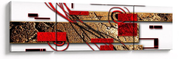 Obraz abstrakce (170x50 cm)