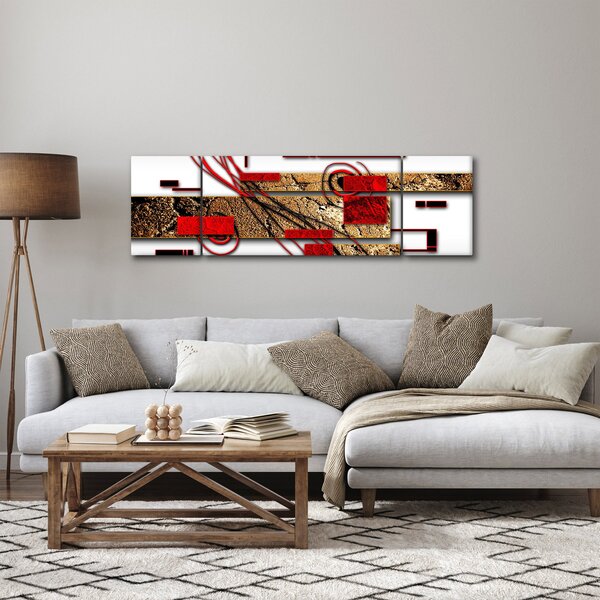 Obraz abstrakce (170x50 cm)