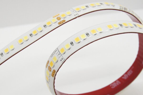 Voděodolný PROFI LED pásek CCT 30W/m, 24V, IP65, 224LED/m, CRI>95, 10mm