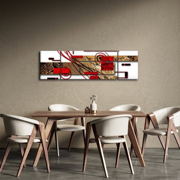 Obraz abstrakce (170x50 cm)