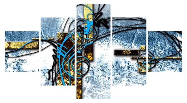 Abstraktní obraz (125x70 cm)