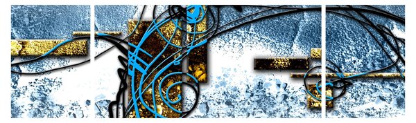 Abstraktní obraz (170x50 cm)