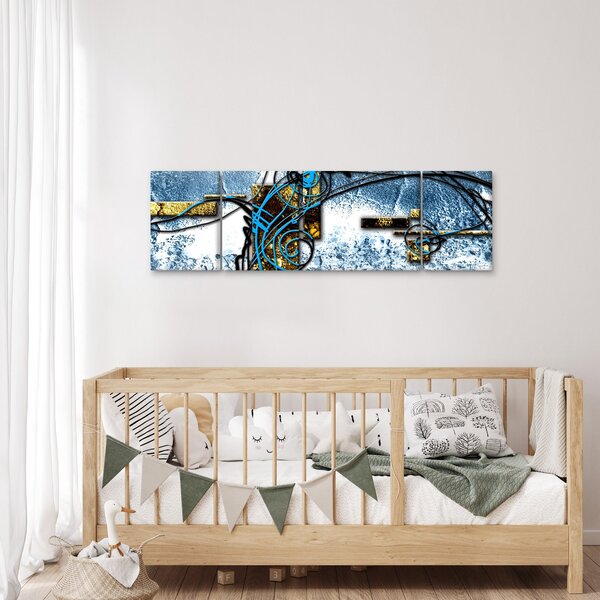 Abstraktní obraz (170x50 cm)