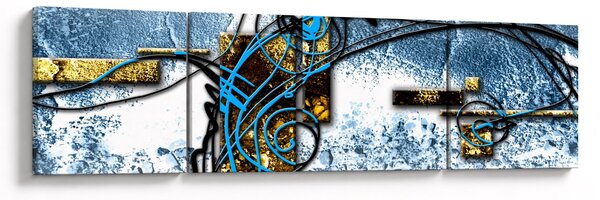 Abstraktní obraz (170x50 cm)
