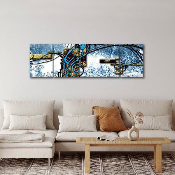 Abstraktní obraz (170x50 cm)