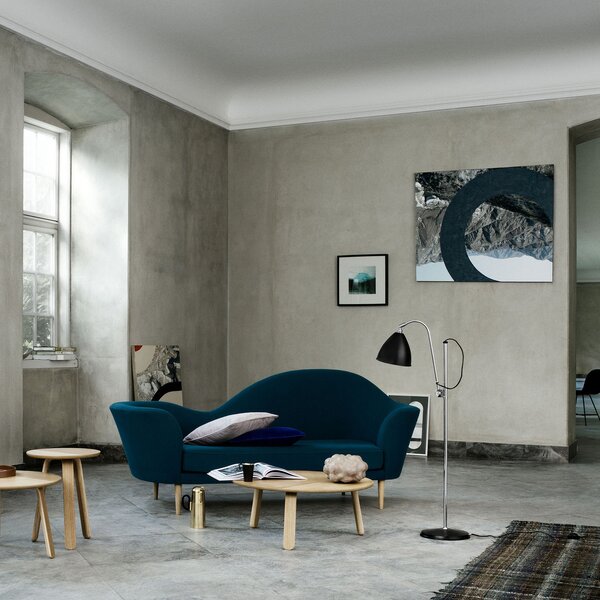 Stojací Lampa GUBI, Bestlite, Černá, Obývací pokoj, Kov, Design
