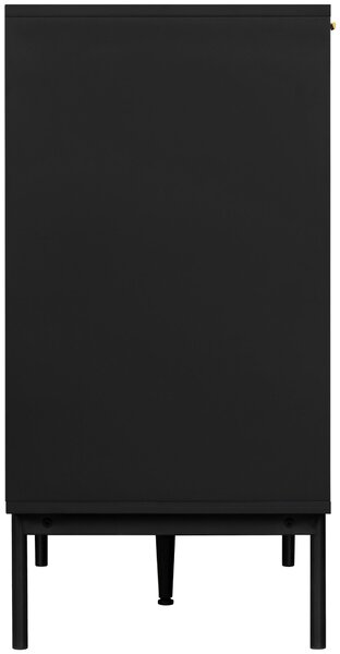ŠIROKÁ KOMODA, černá, 140/80/40 cm Livetastic - Online Only komody, Online Only