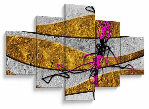 Obraz abstrakce (125x70 cm)