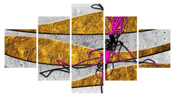 Obraz abstrakce (125x70 cm)