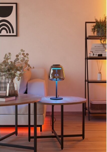 Eglo 901195 - LED RGBW Stmívatelná stolní lampa ALFERO-Z LED/7,7W/230V kouřová