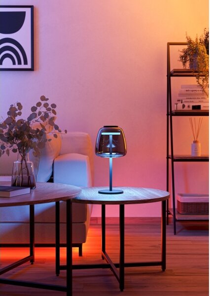 Eglo 901195 - LED RGBW Stmívatelná stolní lampa ALFERO-Z LED/7,7W/230V kouřová