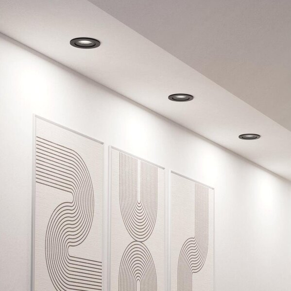 Eglo 902257 - SADA 3x LED Podh. bodové svítidlo BARRANCO 1xGU10/4,5W/230V černá