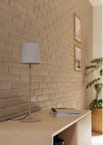 Eglo 901128 - Stolní lampa FIORANA 1xE14/40W/230V krémová/bílá