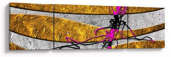 Obraz abstrakce (170x50 cm)
