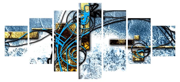 Abstraktní obraz (210x100 cm)