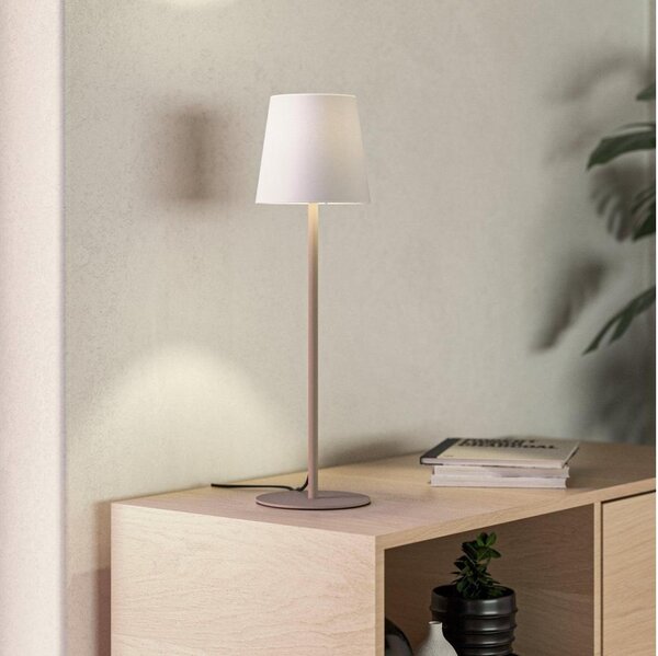 Eglo 901128 - Stolní lampa FIORANA 1xE14/40W/230V krémová/bílá