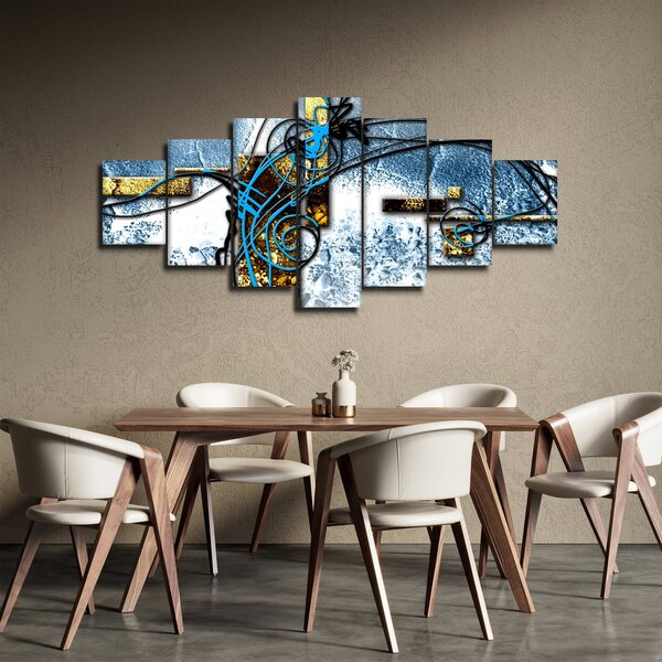 Abstraktní obraz (210x100 cm)