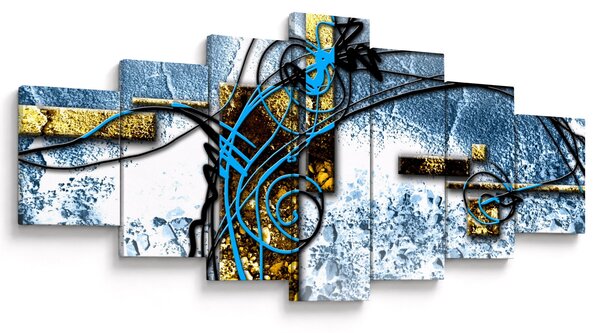 Abstraktní obraz (210x100 cm)