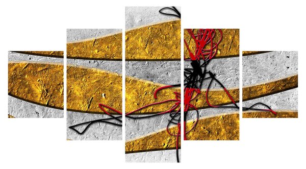 Abstraktní obraz (125x70 cm)