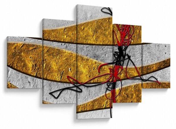 Abstraktní obraz (125x70 cm)