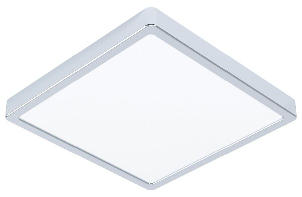Eglo 901767 - LED Koup. strop. svítidlo FUEVA LED/13W/230V 29x29 cm IP44 chrom