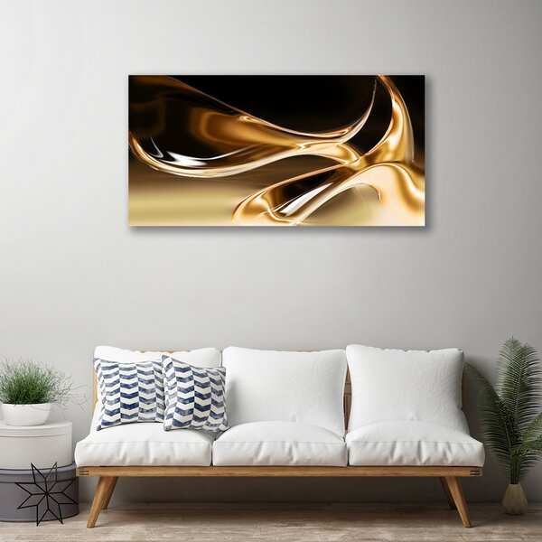 Obraz na plátně Zlato Abstrakce Art Umění 125x50 cm