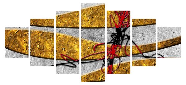 Abstraktní obraz (210x100 cm)