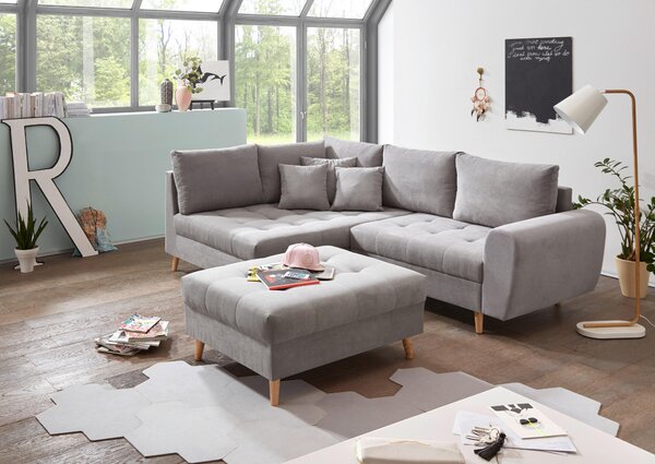TABURET, kompozitní dřevo, textil, 106/48/80 cm MID.YOU - Online Only křesla & taburety, Online Only