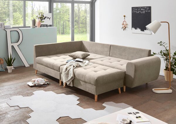 TABURET, textil, kompozitní dřevo, 106/48/80 cm MID.YOU - Online Only křesla & taburety, Online Only