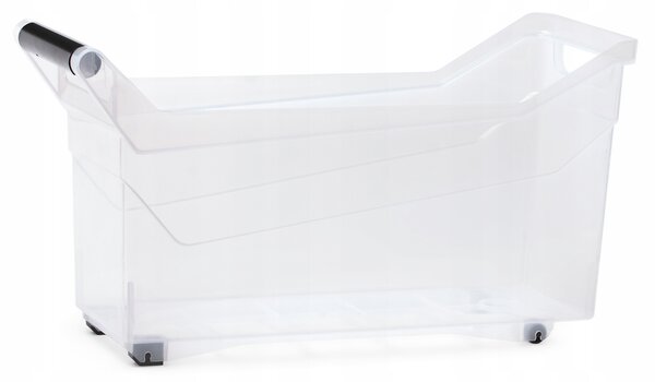 Prosperplast Úložný box, úzký s madlem, systémový NUK 38 x 18 x 26 (vysoký), 14l