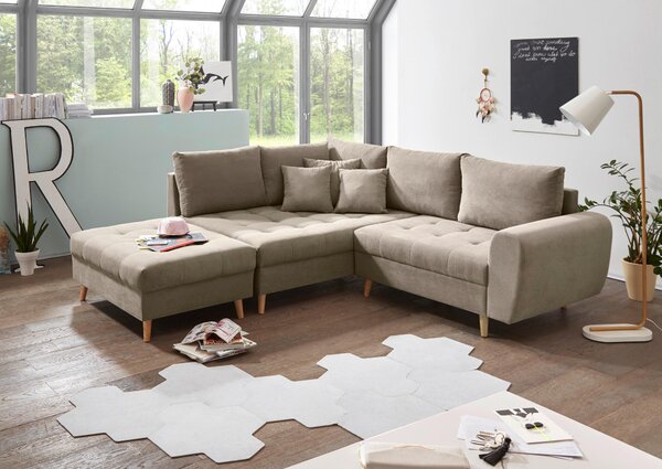 TABURET, textil, kompozitní dřevo, 106/48/80 cm MID.YOU - Online Only křesla & taburety, Online Only