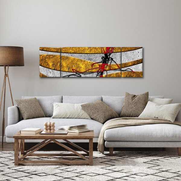 Abstraktní obraz (170x50 cm)