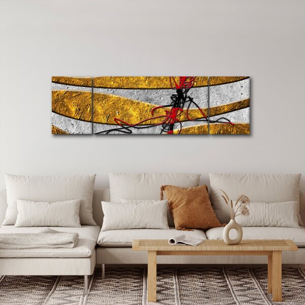 Abstraktní obraz (170x50 cm)