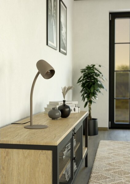 Eglo 901829 - Stolní lampa CARLO 1xE14/18W/230V krémová