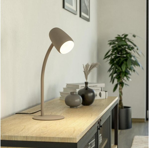 Eglo 901829 - Stolní lampa CARLO 1xE14/18W/230V krémová