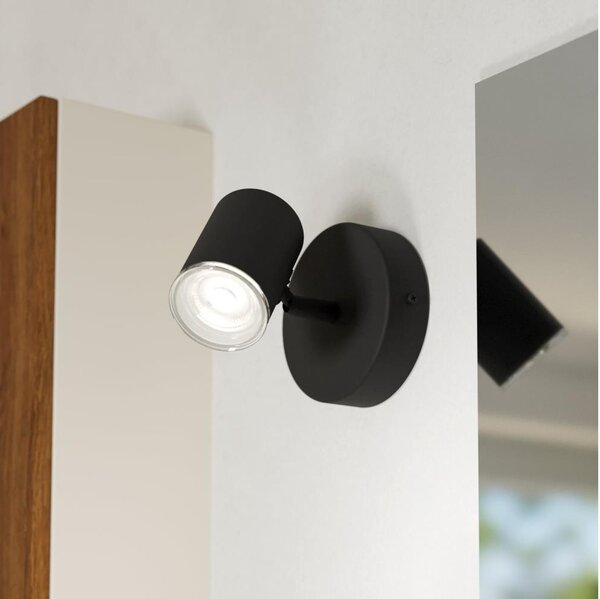 Eglo 901964- Koupelnové nástěnné bod. svítidlo CONSUMA 1xGU10/5W/230V IP44 černá
