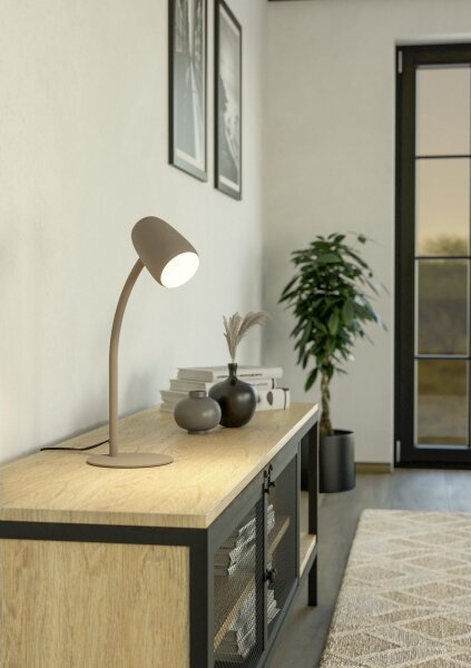 Eglo 901829 - Stolní lampa CARLO 1xE14/18W/230V krémová