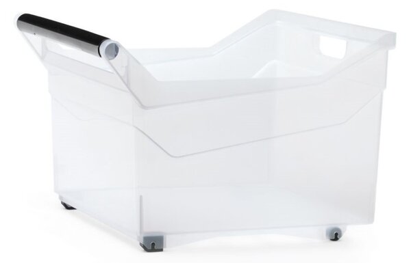 Prosperplast Úložný box, úzký s madlem, systémový NUK 38 x 18 x 18, 10l