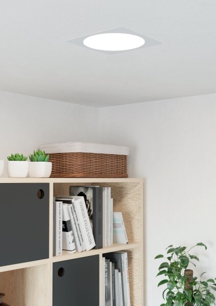 Eglo 901402 - LED Podhledové svítidlo FUEVA LED/18,5W/230V 21,6x21,6 cm bílá