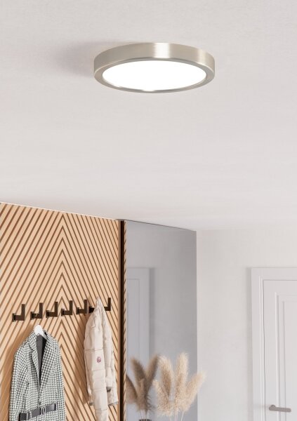 Eglo 901381 -LED RGBW Stm. kou. st. sv. FUEVA-Z LED/11,2W/230V 21,1cm IP44 chrom