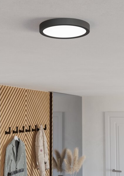 Eglo 901372 -LED RGBW Stm. kou. st. sv. FUEVA-Z LED/11,2W/230V 21,1cm IP44 černá