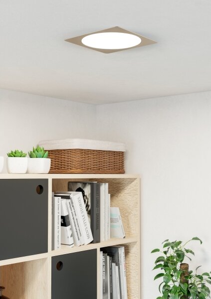 Eglo 901411 - LED Podhledové svítidlo FUEVA LED/18,5W/230V 21,6x21,6 cm chrom