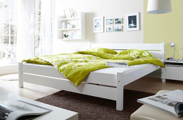 POSTEL, 140/200 cm bílá MID.YOU - Jednolůžkové postele, Online Only
