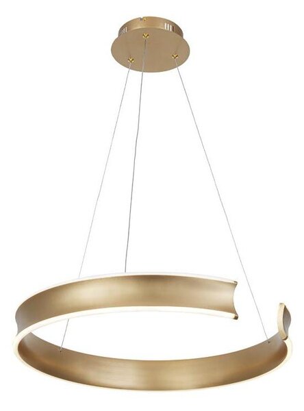 LED Lustr na lanku MARLEN LED/36W/230V zlatá