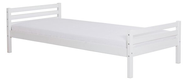 POSTEL, 90/200 cm, bílá MID.YOU - Postele z masivu, Online Only