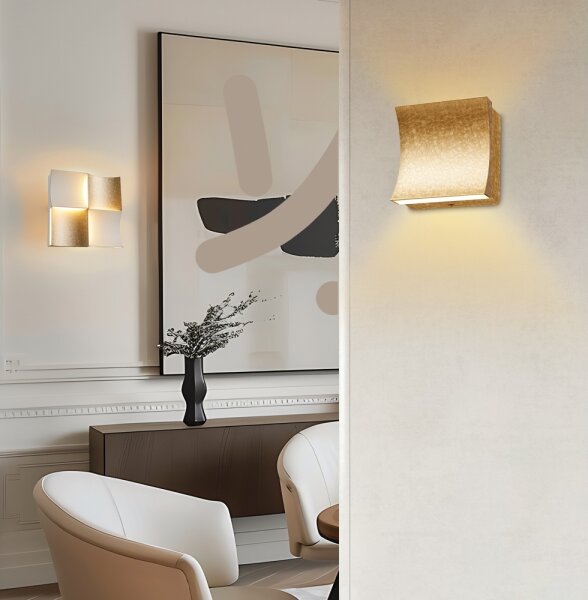 LED Nástěnné svítidlo ARIELLA LED/24W/230V zlatá