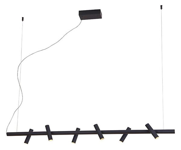 LED Lustr na lanku CLIO LED/29W/230V černá